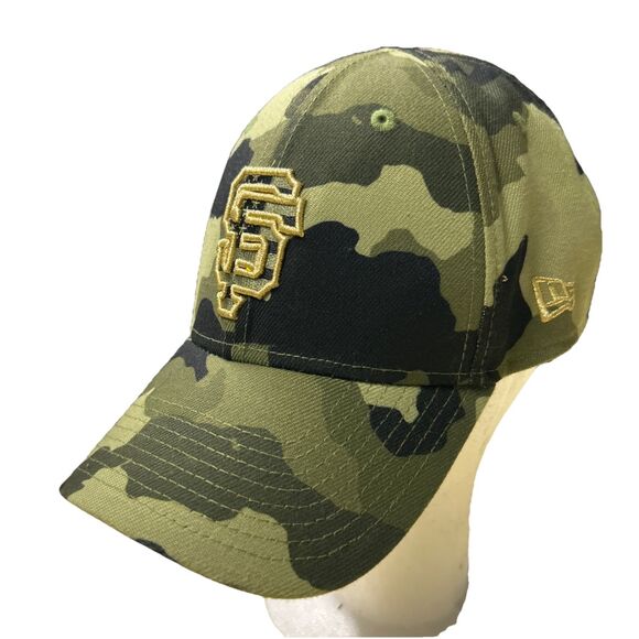 New Era SF Giants Armed Forces Day Camo On-Field 59FIFTY Hat Green - Picture 1 of 13